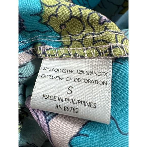 Josie Natori Boheme Wanderlust Pants Size S Polyester Spandex Floral - Picture 8 of 10